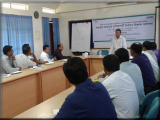 Mr. Abul Kashem, PC-SEIP presiding over the ‘Participants selection’ workshop Location: FIVDB, Sylhet Photo credit: FIVDB 